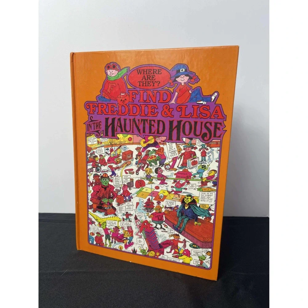 Find Freddie &‎ Lisa in the Haunted House 1991 Childrens Hidden Object Book A